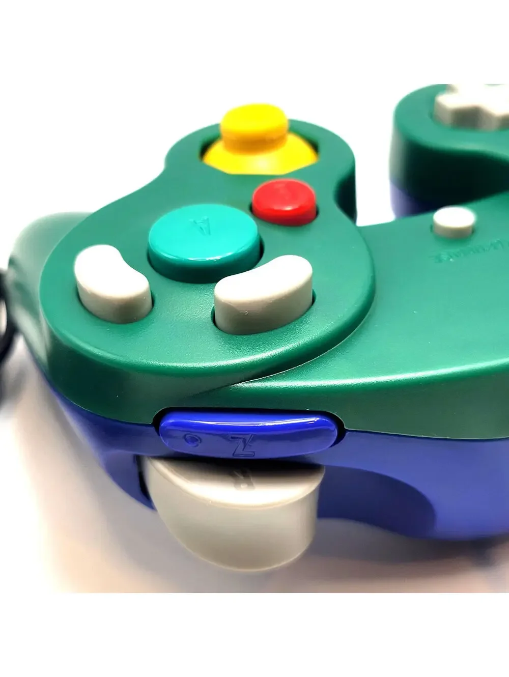 Nintendo GameCube Controller Game Pad For NGC - Wii - Plumber Green & Blue